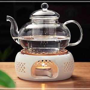 트리 차 티 다도 화이트+브론즈 데우기 힐링모드 라이트 우리기 온도유지 도자기 워머 LWC36814