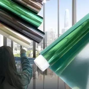 아파트시트지 더맑은 단열필름 무점착 창문 시트지 사생활보호 폭1.2mx길이10M