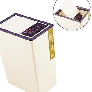 [2개구성] 틈새활용 직사각 휴지통-소 6.5L 공간활용 틈새공간 쓰레기통 심플 슬림 스윙 형 한 KWFGACKW