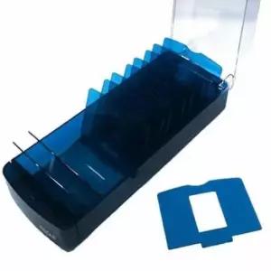 [문구] 명함통 대형 색상랜덤 1P 명함보관함 명함파일