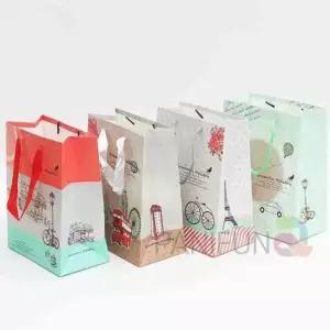 [문구] 쇼핑가방 중 10매 선물가방 선물쇼핑백 종이가방디자인 선물종이백 선물용백