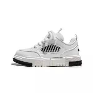 남자 흰색 미니 캐주얼 통굽 하이탑 보드화 슈즈 스니커즈 봄가을 BE1