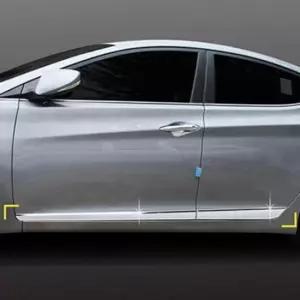 [CAR] 아반떼MD 사이드 스커트 크롬 몰딩 언더라인 튜닝