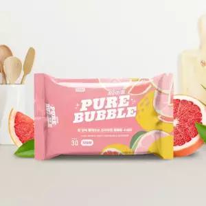 퓨어버블 뽑아쓰는 강력세제일체형 다목적 수세미 1팩(30매입)