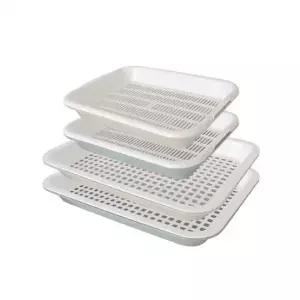 현이몰 사각채반 (대) 1P (7258) -O 채반 야채 다용도 다용도통 통 편리함 바스켓