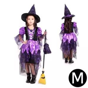 마녀 할로윈 스파이더 코스튬 퍼플 한중 M