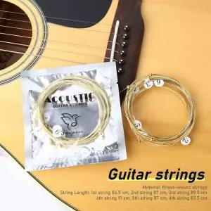 일렉기타스트랩 6개세트 포크 기타 줄 어쿠스틱 세트 황동
