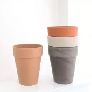 [에이치플러스몰]ksr 베하몰 독일 키큰 표준형 토분 21x25cm 바솔트