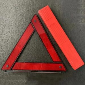 자동차 삼각형 빨간색 반사 삼각대 접이식 프레임 도로 안전 위험 정지 표지판 액세서리 비상 고장 시 사용