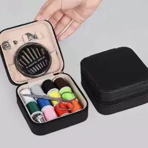 [에이치플러스몰]TC 바늘실세트 지퍼형 반짇고리함 옷수선