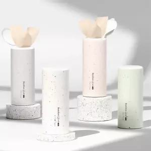 휴홈 컵홀더 차량용 무표백 대나무 밤부톡 슬림티슈 60매x8개