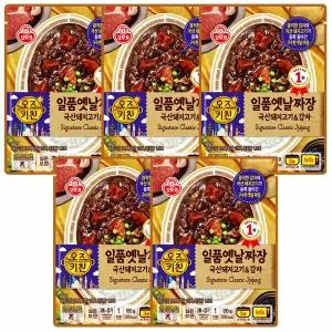 [온누리상품] 오뚜기 오즈키친 일품 옛날짜장 180g x 5개