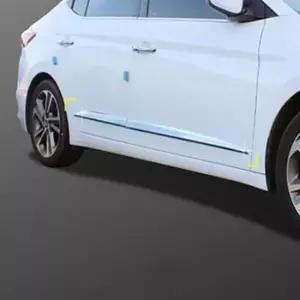 [CAR] 아반떼AD 사이드 스커트 크롬 몰딩 언더라인 튜닝몰딩