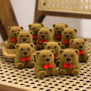 [셀러에이드]귀걸이 케이스 곰돌이 피어싱 보관함 쥬얼리 정리