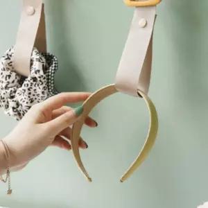 이에스숍 우드 헤어 아기 머리핀정리대