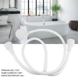 목욕 샤워 및 호스 세트 더블 탭 푸시 온 미용사 샴푸 스프레이 애완 동물 클리너