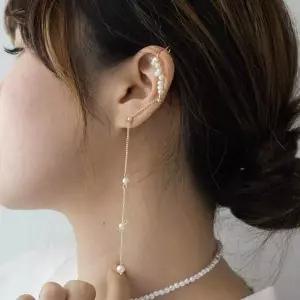 진주 귀걸이 스타일링피어싱 여성 패션악세서리