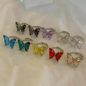 나비링 반투명 독특한 반지 패션악세서리 10컬러