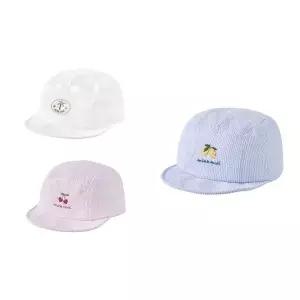 갤러리아 백일,돌 PK,BL,IV)체리레몬스트라이프캡모자 (36314-800-01/02/03)