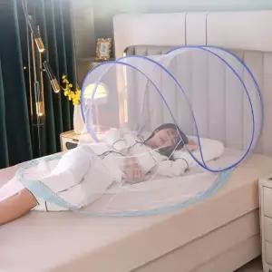 원터치 모기장 방충망 페이스돔 1인용 미세 커버