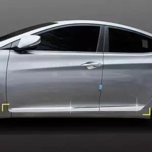 [CAR] 아반떼MD 사이드 스커트 크롬 몰딩 언더라인 튜닝