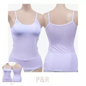 민소매런닝 주니어 편안한 캡내장 화이트 인견 끈 브라런닝 10대