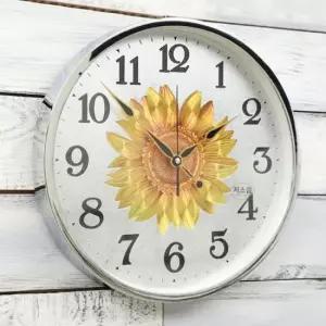 해바라기시계 퍼블릭아트 마코트 350 저소음 원형 해바라기 벽시계