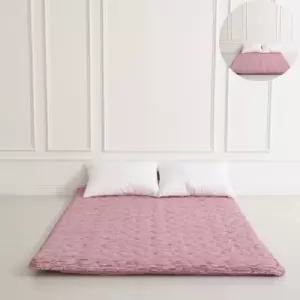 이불세트 더크린 바닥요매트 핑크 퀸2인용(요커버/요솜)