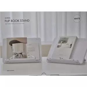 시스맥스 플립 북 스탠드 화이트 휴대용 독서대