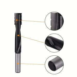 도어 잠금 장붓구멍 조각 및 정밀 드릴링을 위한 1 Pc 12mm 확장 생크 나선형 목재 라우터 비트