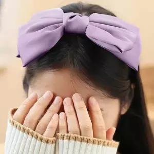 여아용 리본 헤어밴드 졸업사진코디 캐주얼디자인