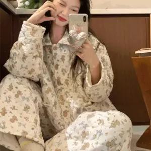 놀이터 파자마세트 누빔