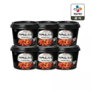 CJx흑백요리사 비비고 납작당면 떡볶이 175g x6개