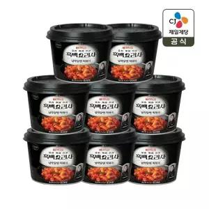 CJx흑백요리사 비비고 납작당면 떡볶이 175g x8개