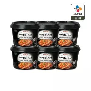 CJx흑백요리사 비비고 마라로제 납작당면 떡볶이 175g x6개