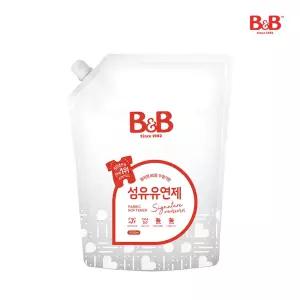 [리뉴얼] 비앤비 시그니처 유아 섬유 유연제 베르가못 리필 1500ml 1개