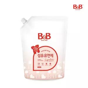 [리뉴얼] 비앤비 시그니처 유아 섬유 유연제 자스민 리필 1500ml 1개
