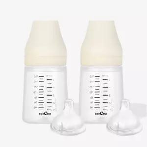 스펙트라 올셋 PP 젖병 (젖꼭지 S 사이즈 포함) 160ml, 2개, 크림바닐라