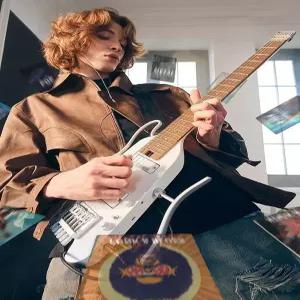 사일런트 기타 버스킹 헤드리스기타 연습 반려기타 휴대용