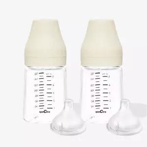 스펙트라 올셋 PA 젖병 (젖꼭지 S사이즈 포함) 160ml, 2개, 크림바닐라