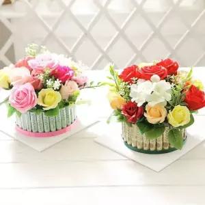 로즈 용돈박스 레드 돈케이크 기념일선물 축하