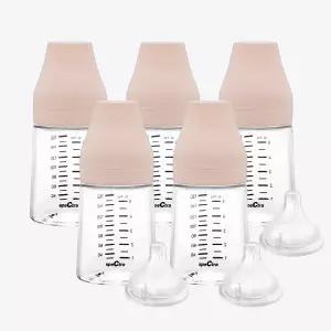 스펙트라 올셋 PA 젖병 (젖꼭지 S사이즈 포함) 160ml, 5개, 파우더핑크