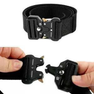 원터치 벨트 탄성 미군 밀리터리룩 작업복 면 군용