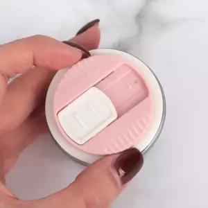 클린데일리 회전 알약통 핑크 휴대용 약보관 소분통 건강 꿀템