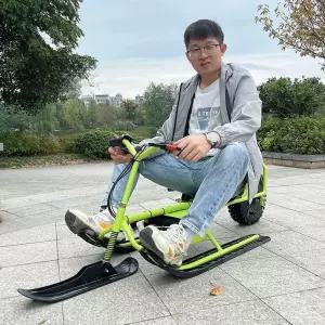 성인용 엔진 드리프트 야외 겨울 눈썰매 핸들 눈놀이