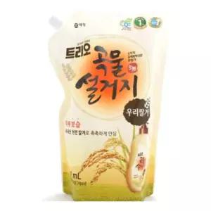 트리오 곡물설거지 우리현미 1.2L리필 4개