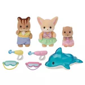 실바니안 패밀리 단짝 아기친구들의 돌고래 물놀이