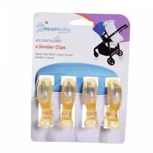 천막집게 유모차 클립 골드 담요집게 유모차집게 4P