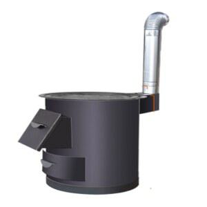 소각통 가정용 드럼통 쓰레기 드럼통소각로 무연 대형 히터 농막 태우기 38x40x51cm