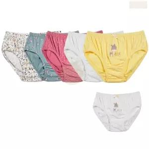 여아 칼라 삼각 팬티 5매 세트 여자 어린이 유치원 아동 용 속옷 펜티